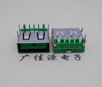 株洲5A大电流 快充接口 USB5p绿胶芯 常规母座