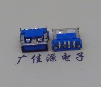 株洲usb2.0接口 AF短体10.0母座 卧式直边 连接器插座