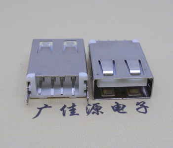 株洲USB AF立式 直插 加长款17.5MM 大电流3A插座