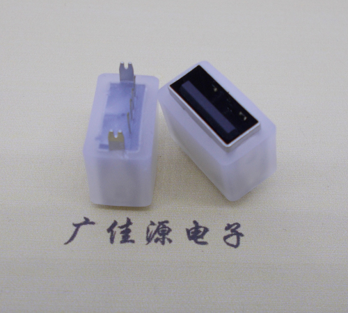 株洲USB连接器接口 10.5MM防水立插母座 鱼叉脚