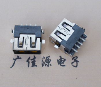 株洲 USB母座 贴片沉板3.5/4.9 直口/卷口铜壳/铁壳