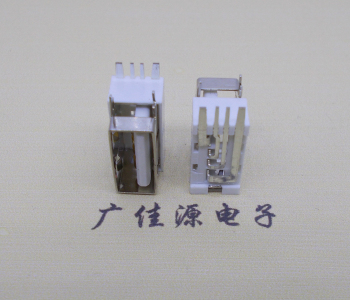 株洲USB侧立式短体10.0尺寸 侧插加宽脚5A大电流插座
