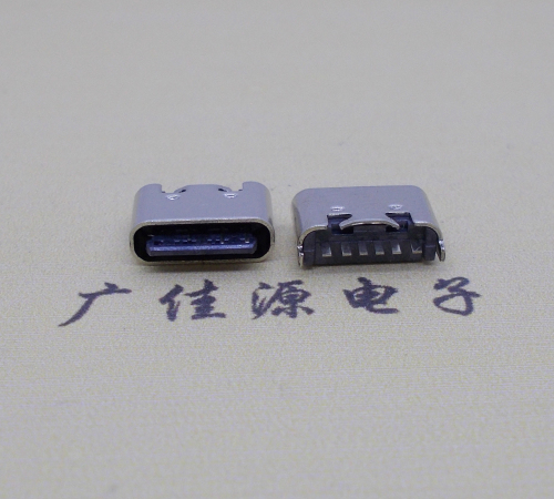 株洲Type-C6p母座短体立插5.0mm连接器