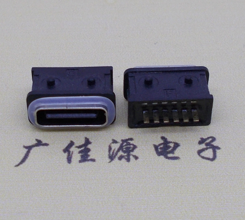株洲防水type-c6p母座立式直插带定位住连接器