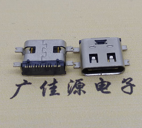 株洲type-c16p母座全贴带弹片连接器