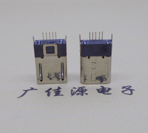 株洲micro-迈克 插座 固定两脚鱼叉夹板1.0公头连接器