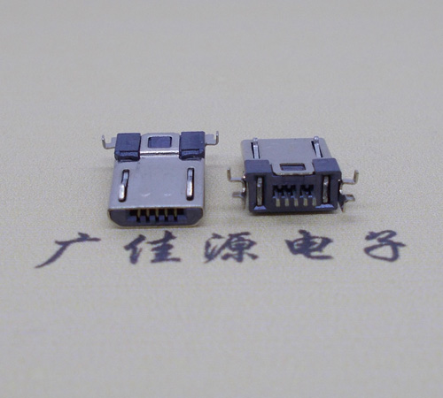 株洲Micro usb焊板式公头贴片SMT款无弹超薄
