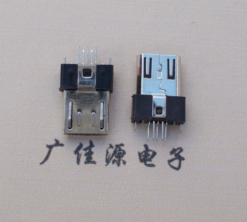 株洲MICRO USB2.0插头.带卡勾-无卡勾夹板公头